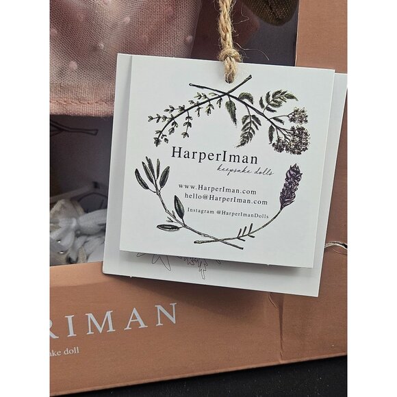 Harperiman Callie 14-Inch Keepsake Doll With Pink Dress & Gift Box Handmade - Picture 4 of 9